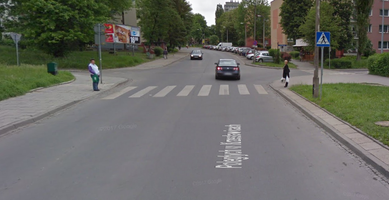 Bezpieczne przejście dla pieszych przez ul. Poległych w Krzesławicach