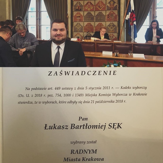 Pierwsza sesja Rady Miasta Krakowa VIII Kadencji