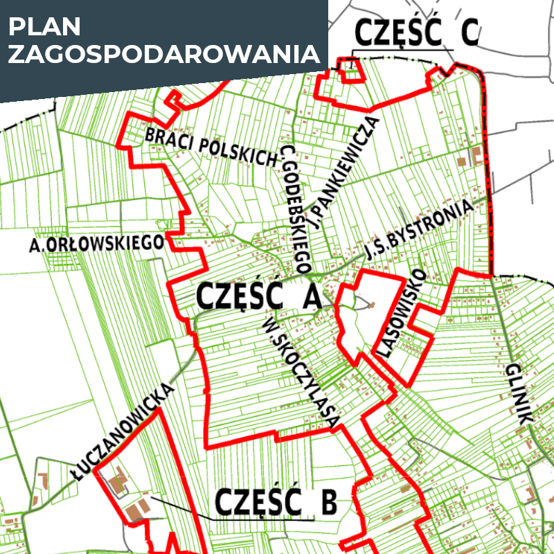 “Łuczanowice II – części A, B, C” – wyłożenie projektu planu