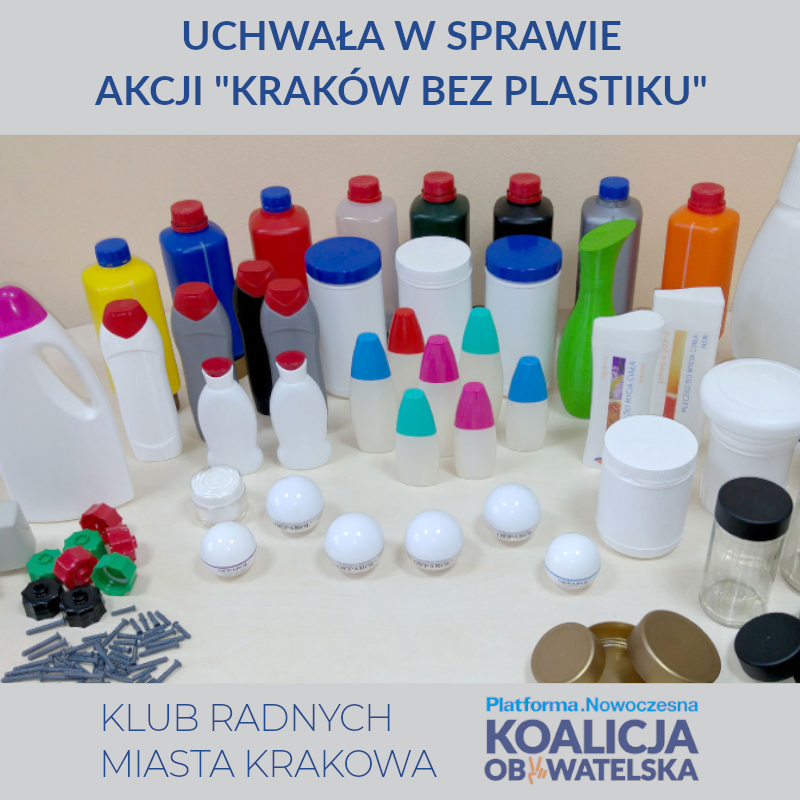 Uchwała ws. akcji „Kraków bez plastiku”